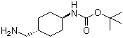 tert-Butyl (trans-4-aminomethylcyclohexyl)carbamate molecular structure (CAS 177583-27-6)