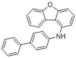 N-(4-phenylphenyl)dibenzofuran-1-amine molecular structure (CAS 1776057-10-3)