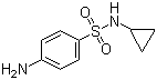 4-Amino-N-cyclopropylbenzene-1-sulfonamide molecular structure (CAS 177785-41-0)