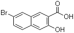 structure of CAS# 1779-11-9, 7-Bromo-3-hydroxynaphthalene-2-carboxylic acid;7-Bromo-3-hydroxy-2-naphthoic acid