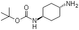 N-Boc-trans-1,4-cyclohexanediamine molecular structure (CAS 177906-48-8)