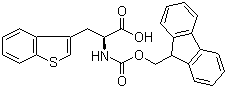 Fmoc-L-3-(3-Benzothienyl)alanine molecular structure (CAS 177966-60-8)