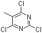 2,4,6-三氯-5-甲基嘧啶分子结构 (CAS 1780-36-5)