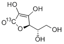 L-Ascorbic acid-1-<sup>13</sup>C molecular structure (CAS 178101-88-7)