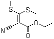 3,3-双(甲硫基)-2-氰基丙烯酸乙酯分子结构 (CAS 17823-58-4)