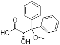 (S)-2-羟基-3-甲氧基-3,3-二苯基丙酸分子结构 (CAS 178306-52-0)