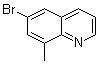 structure of CAS# 178396-31-1, 6-Bromo-8-methylquinoline