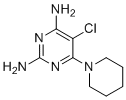 5-Chloro-6-piperidin-1-ylpyrimidine-2,4-diamine molecular structure (CAS 1784008-01-0)