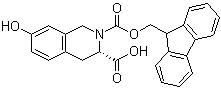 (R)-3,4-Dihydro-7-hydroxy-2,3(1H)-isoquinolinedicarboxylic acid 2-(9H-fluoren-9-ylmethyl) ester molecular structure (CAS 178432-50-3)