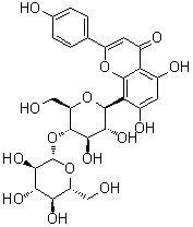 8-(4-O-beta-D-Glucopyranosyl-beta-D-glucopyranosyl)-5,7-dihydroxy-2-(4-hydroxyphenyl)-4H-1-benzopyran-4-one molecular structure (CAS 178468-00-3)