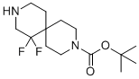 叔-丁基7,7-二氟-3,9-二氮杂螺[5.5]十一烷-3-羧酸酯分子结构 (CAS 1784848-04-9)