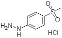 结构式 CAS# 17852-67-4, 4-(甲基磺酰基)苯肼盐酸盐