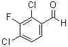 2,4-Dichloro-3-fluorobenzaldehyde molecular structure (CAS 1785621-05-7)