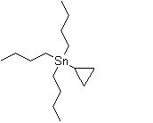 三丁基环丙基锡烷分子结构 (CAS 17857-70-4)