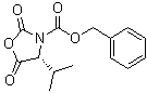 (R)-4-异丙基-2,5-二氧代-3-恶唑烷羧酸苄酯分子结构 (CAS 178614-85-2)