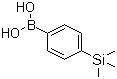 4-(三甲基硅烷基)苯硼酸分子结构 (CAS 17865-11-1)