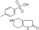 4,5,6,7-四氢噻吩并[3,2-c]吡啶-2(3H)-酮 4-甲基苯磺酸盐分子结构 (CAS 178688-49-8)