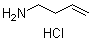 structure of CAS# 17875-18-2, 3-Butenamine hydrochloride;1-Amino-3-butene hydrochloride