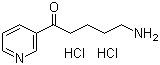 3-(5-氨基戊酰基)吡啶二盐酸盐分子结构 (CAS 178758-80-0)