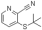 3-[(1,1-Dimethylethyl)thio]-2-pyridinecarbonitrile molecular structure (CAS 178811-40-0)
