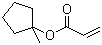 Acrylic acid 1-methylcyclopentyl ester molecular structure (CAS 178889-49-1)
