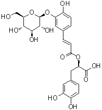 Rosmarinic acid-3-O-glucoside molecular structure (CAS 178895-25-5)