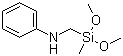 苯胺甲基甲基二甲氧基硅烷分子结构 (CAS 17890-10-7)
