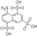 1-萘胺-4,6,8-三磺酸分子结构 (CAS 17894-99-4)