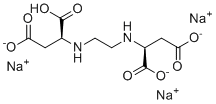 structure of CAS# 178949-82-1, Trisodium Ethylenediamine Disuccinate;Sodium (S)-2-((2-(((S)-1-carboxy-2-carboxylatoethyl)amino)ethyl)amino)succinate