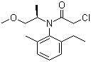 2-Chloro-N-(2-ethyl-6-methylphenyl)-N-[(1R)-2-methoxy-1-methylethyl]acetamide molecular structure (CAS 178961-20-1)
