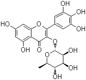 Myricitrin molecular structure (CAS 17912-87-7)