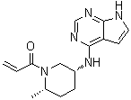1-[(2S,5R)-2-Methyl-5-(7H-pyrrolo[2,3-d]pyrimidin-4-ylamino)-1-piperidinyl]-2-propen-1-one molecular structure (CAS 1792180-81-4)