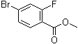 结构式 CAS# 179232-29-2, 4-溴-2-氟苯甲酸甲酯