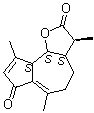 (3S,3aS,9aS,9bS)-3,3a,4,5,9a,9b-Hexahydro-3,6,9-trimethylazuleno[4,5-b]furan-2,7-dione molecular structure (CAS 17946-87-1)