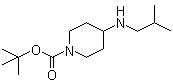 tert-Butyl 4-(2-methylpropylamino)piperidine-1-carboxylate molecular structure (CAS 179556-97-9)