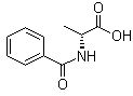 苯甲酰-D-丙氨酸分子结构 (CAS 17966-60-8)