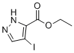 structure of CAS# 179692-08-1, ethyl 4-iodo-1H-pyrazole-5-carboxylate