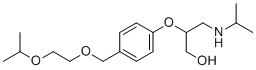 structure of CAS# 1798418-82-2, Bisoprolol fumarate EP impurity F;3-(propan-2-ylamino)-2-[4-(2-propan-2-yloxyethoxymethyl)phenoxy]propan-1-ol