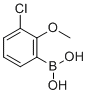 (3-Chloro-2-methoxyphenyl)boronic acid molecular structure (CAS 179898-50-1)