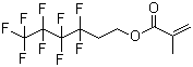 structure of CAS# 1799-84-4, 2-(Perfluorobutyl)ethyl methacrylate;1,1,2,2-Tetrahydroperfluorohexyl methacrylate; 3,3,4,4,5,5,6,6,6-Nonafluorohexyl methacrylate