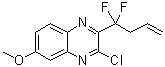 3-Chloro-2-(1,1-difluoro-3-buten-1-yl)-6-methoxyquinoxaline molecular structure (CAS 1799733-46-2)