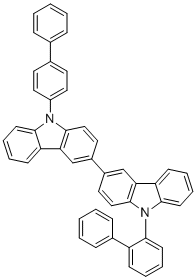 9-([1,1'-Biphenyl]-2-yl)-9'-([1,1'-biphenyl]-4-yl)-9H,9'H-3,3'-bicarbazole molecular structure (CAS 1799958-77-2)