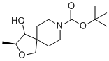 tert-butyl (3S)-4-hydroxy-3-methyl-2-oxa-8-azaspiro[4.5]decane-8-carboxylate molecular structure (CAS 1801766-82-4)