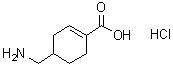 4-(Aminomethyl)-1-cyclohexene-1-carboxylic acid hydrochloride (1:1) molecular structure (CAS 1803601-44-6)