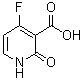 4-Fluoro-1,2-dihydro-2-oxo-3-pyridinecarboxylic acid molecular structure (CAS 1803770-09-3)