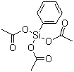 Phenyltriacetoxysilane molecular structure (CAS 18042-54-1)