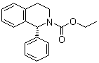 Ethyl (R)-1-phenyl-1,2,3,4-tetrahydroisoquinoline-2-carboxylate molecular structure (CAS 180468-41-1)