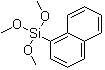 结构式 CAS# 18052-76-1, 1-萘基三甲氧基硅烷