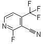 2-Fluoro-4-(trifluoromethyl)-3-pyridinecarbonitrile molecular structure (CAS 1805633-57-1)