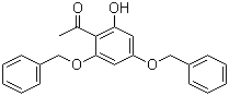 structure of CAS# 18065-05-9, 2-Acetyl-3,5-bis(benzyloxy)phenol